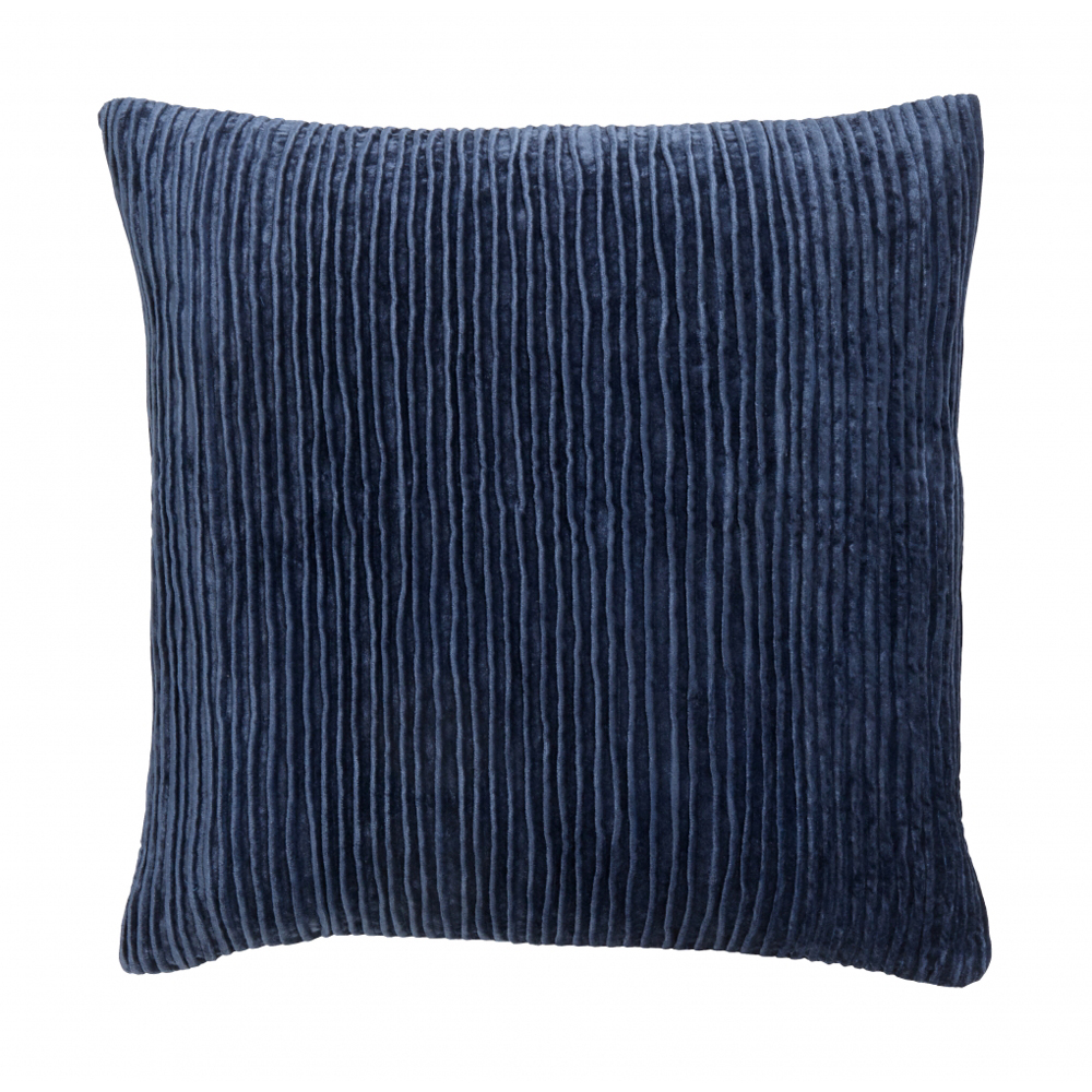 POLARIS cushion cover, dark blue velvet