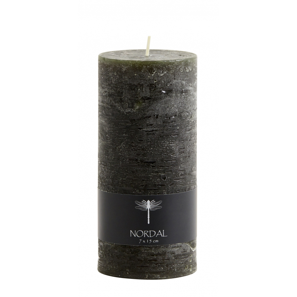 Nordal - CANDLE, dark green ,L