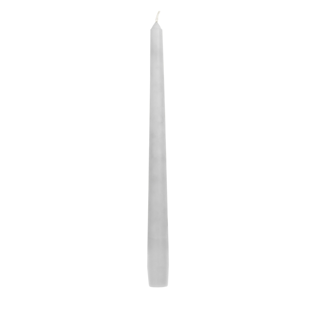 CANDLE, tall, grey