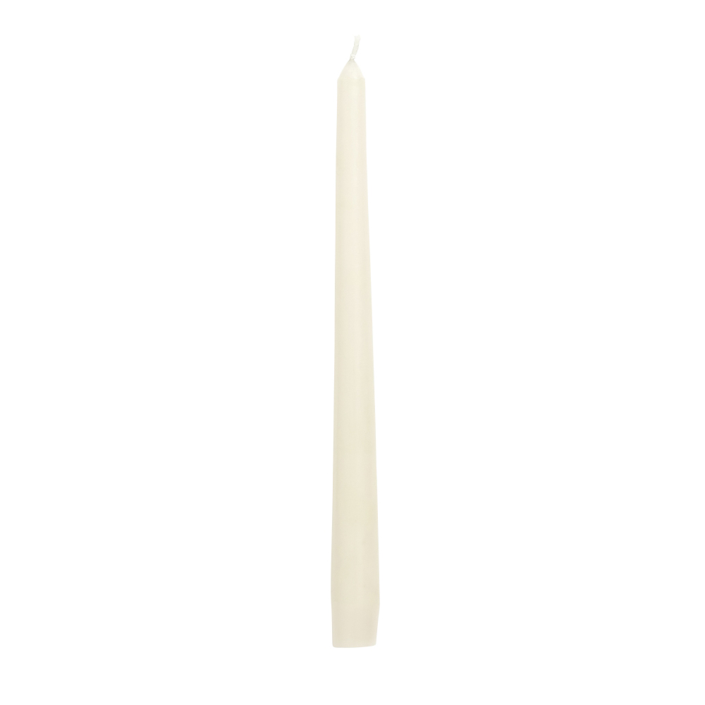 CANDLE, tall, cream