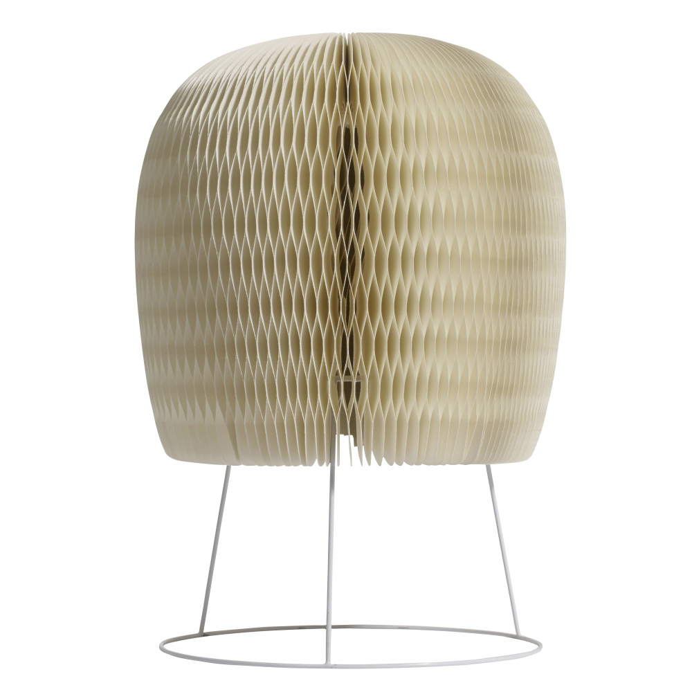 Nordal - Fluffy table lamp, off white paper