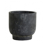 Nordal - Ivon Cement Pot,S, Black