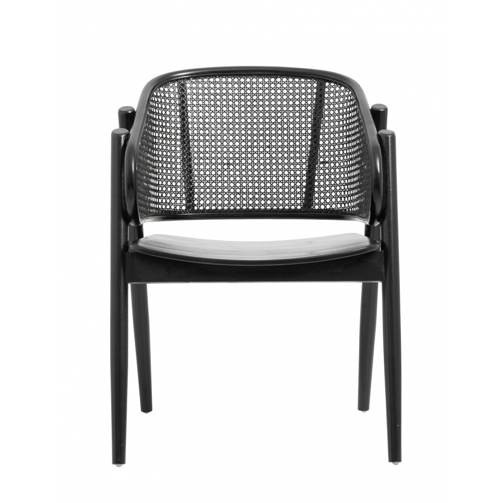 Nordal - WICKY lounge chair, black/black
