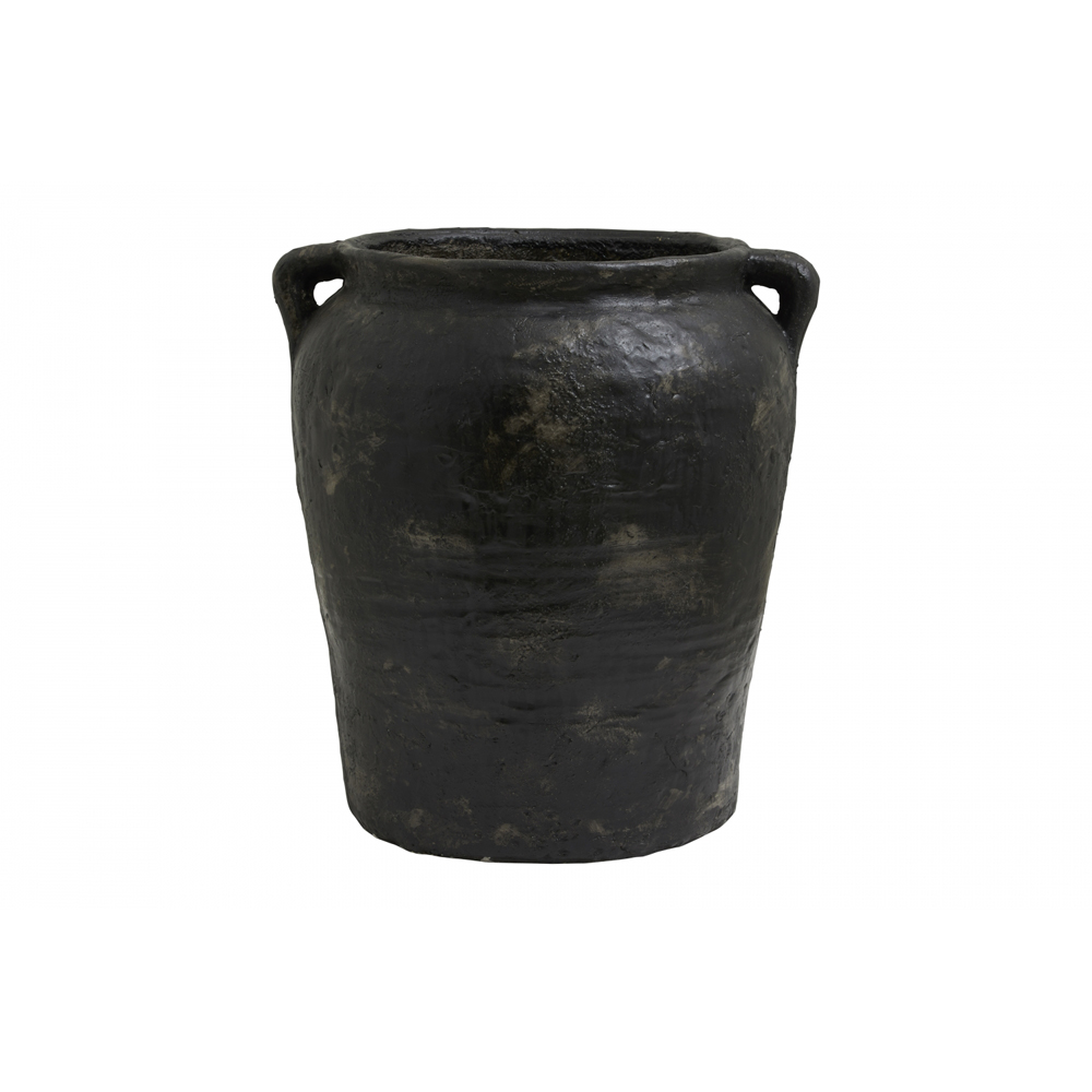 Nordal - Cema Pot W. Handle, L, Black