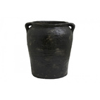 Nordal - Cema Pot W. Handle, L, Black