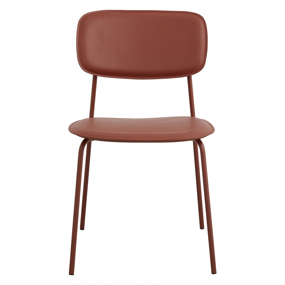 Nordal - ESA dining chair, rust red
