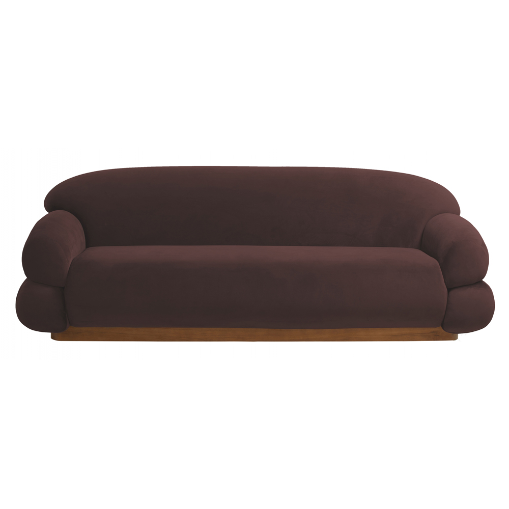 Nordal - SOF sofa, burgundy