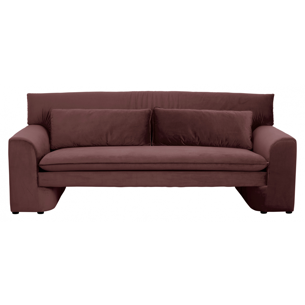 Nordal - GEO sofa, burgundy