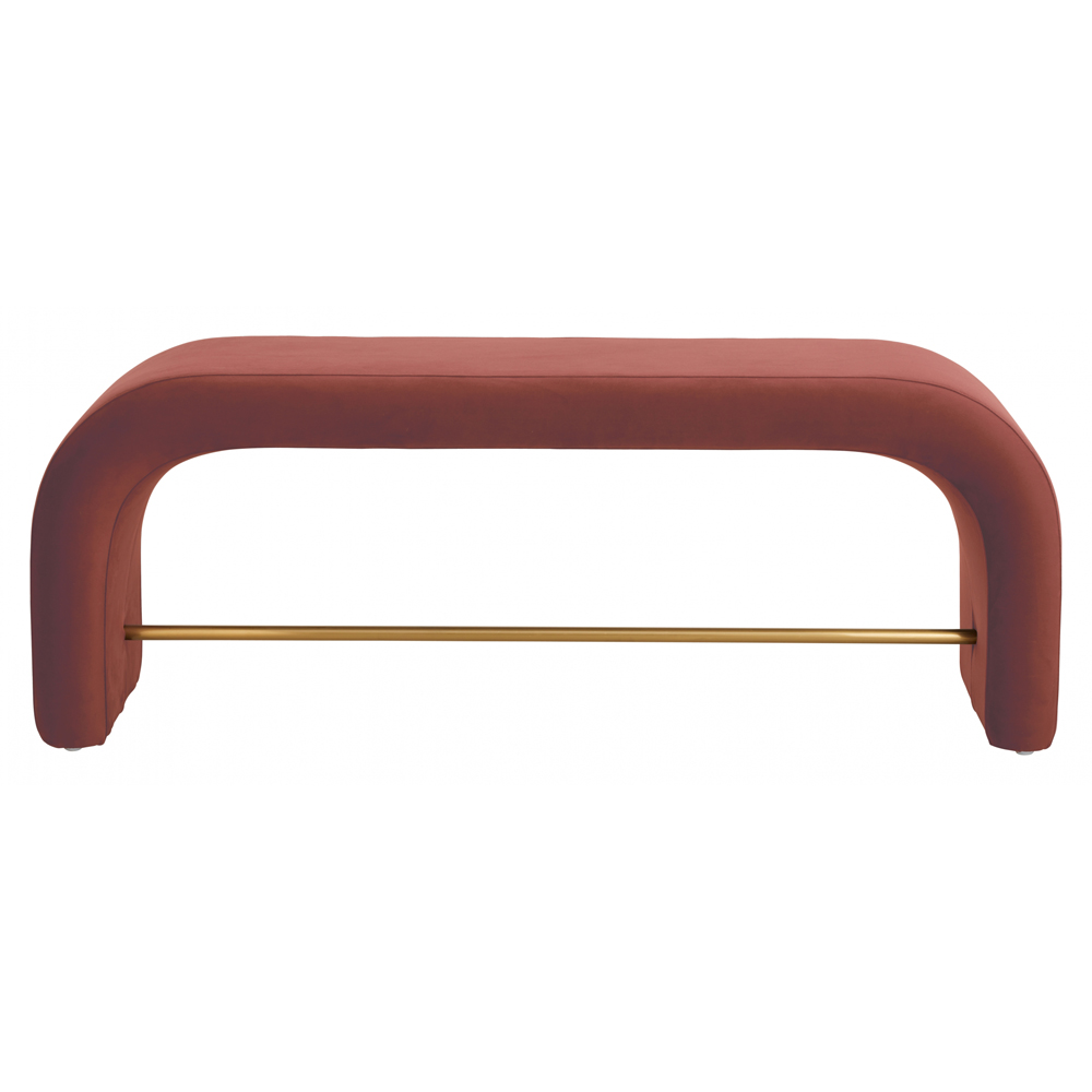 Nordal - DOURO bench, rust red