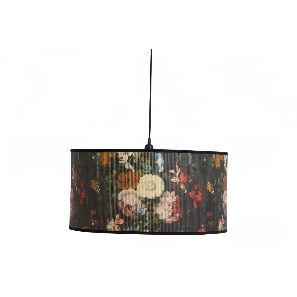 Nordal - Baubo Hanging Lamp, L, Flower Print