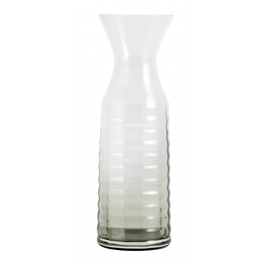 Nordal - JOG glass jug, clear/black