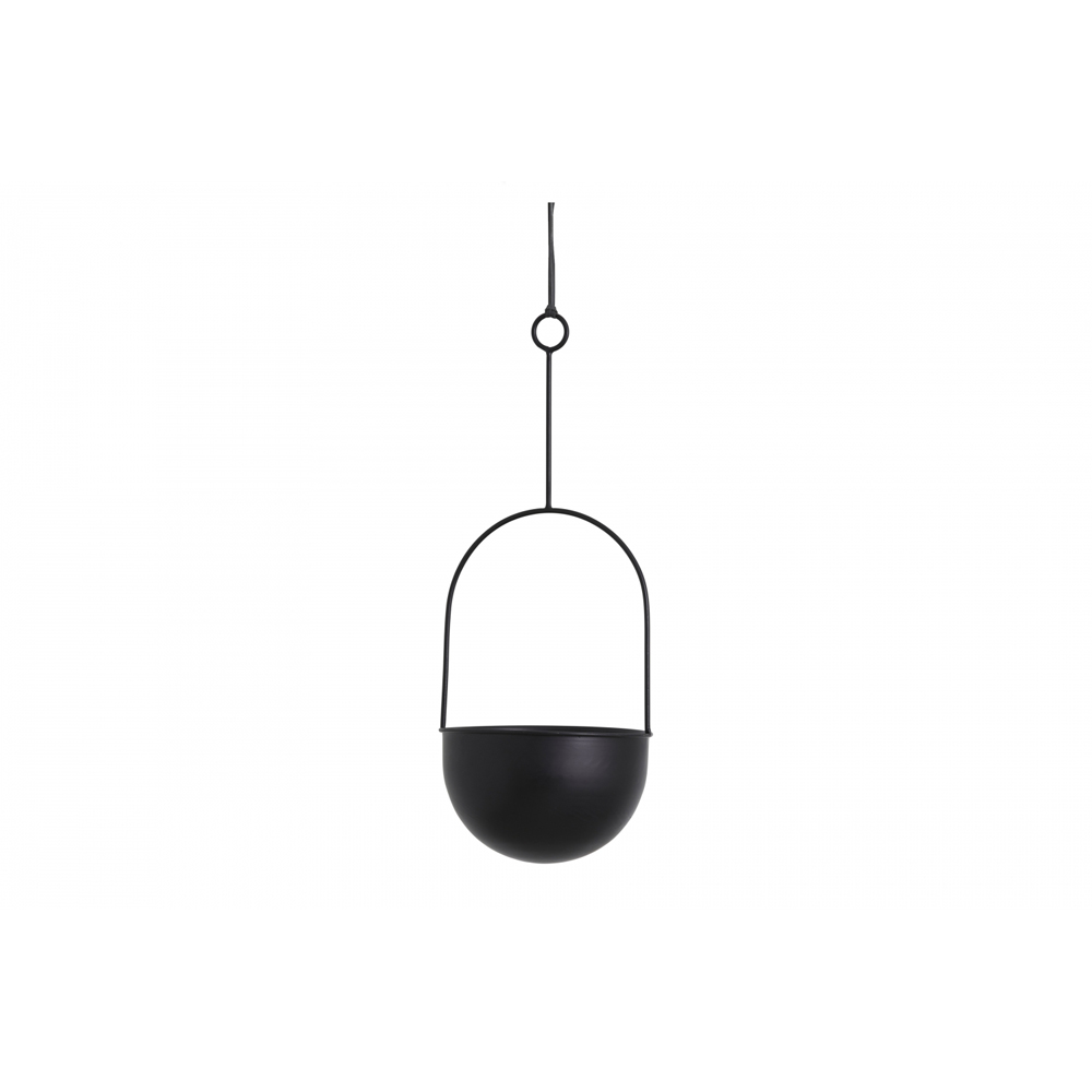 Nordal - Torcello Hanging Pot, Black
