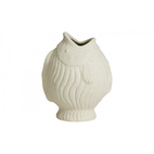 Nordal - Ducie Fish Vase, L, White