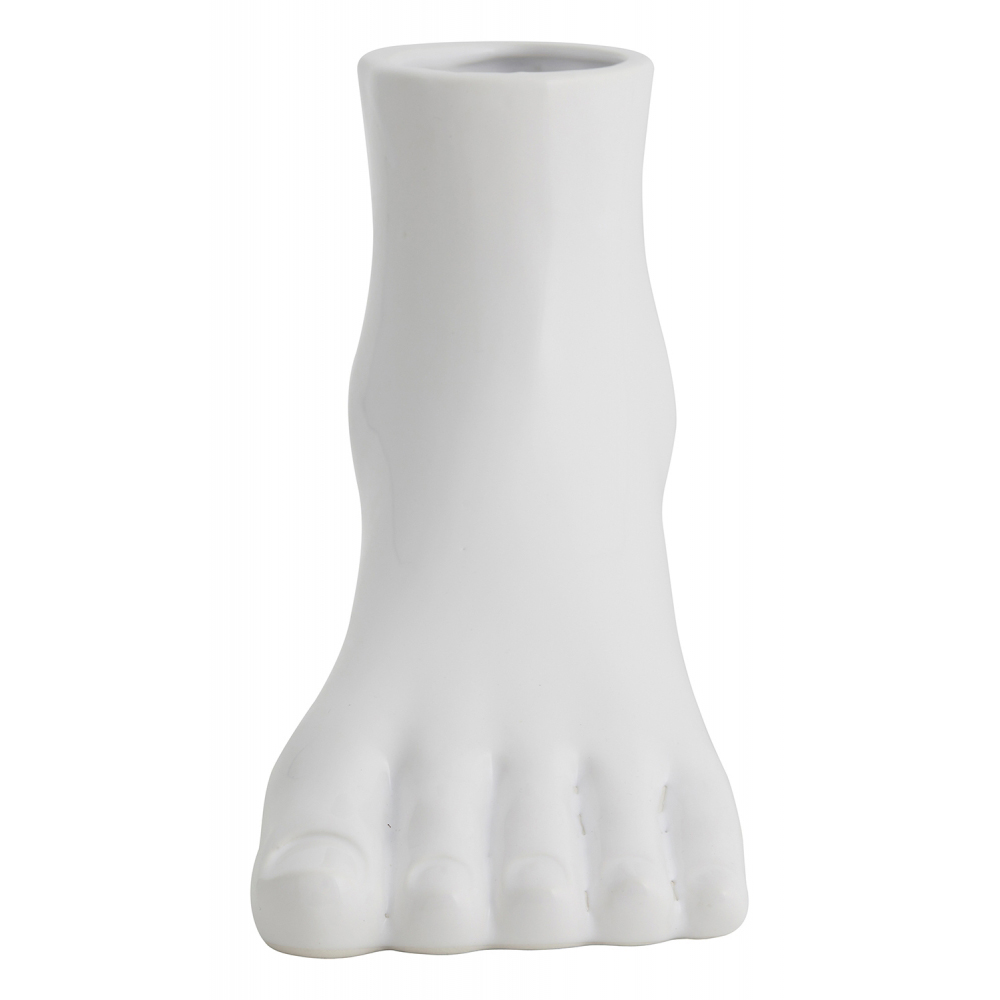 Nordal - Aruba Foot, Vase, White