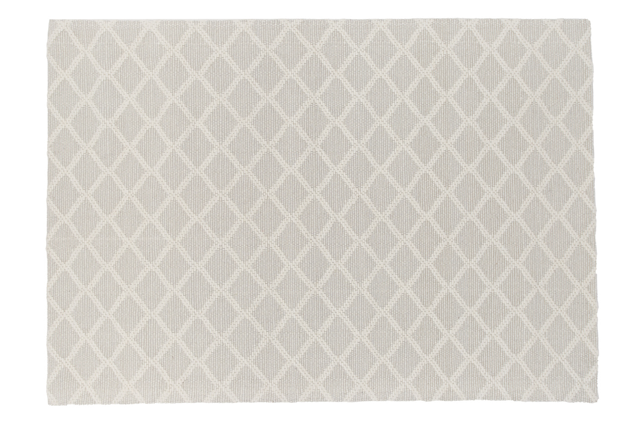 Cloudy Bomull/Polyester - 230*160 - Rektangulär - Benvit