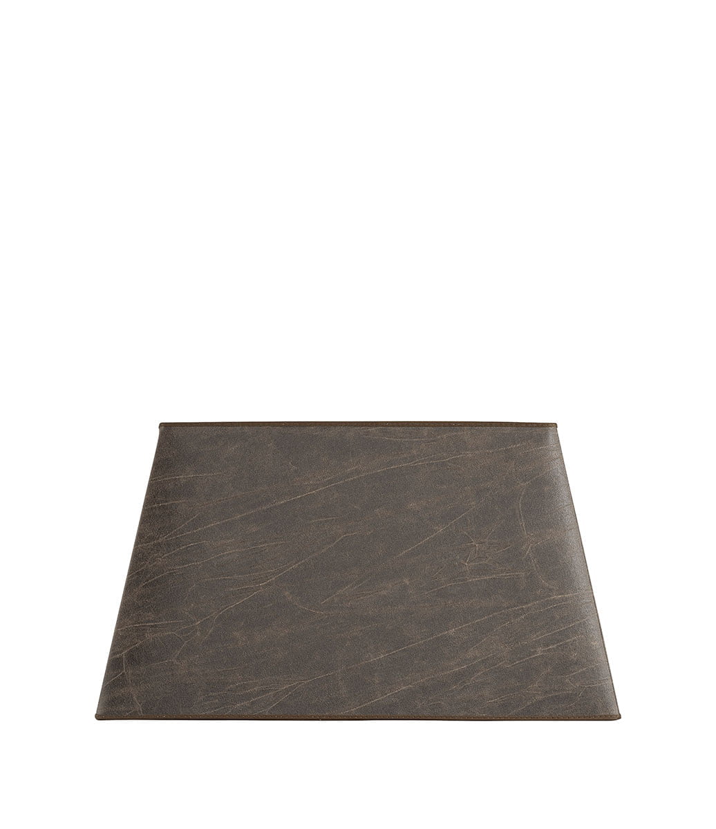 Artwood - Shade Rectangular Leather Pale Brown