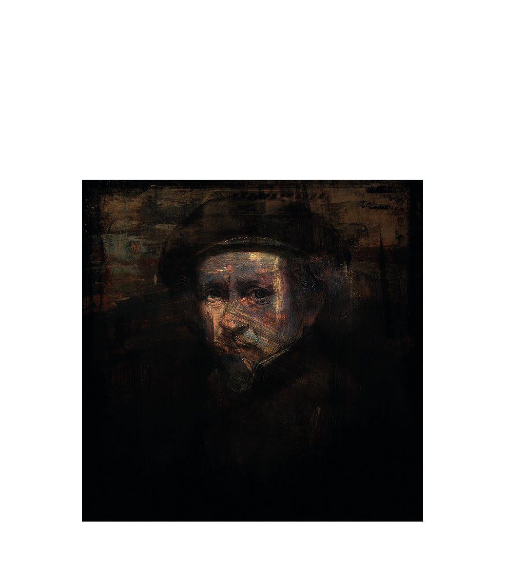 Artwood - Old Rembrandt Black - 150X150, Aluminium