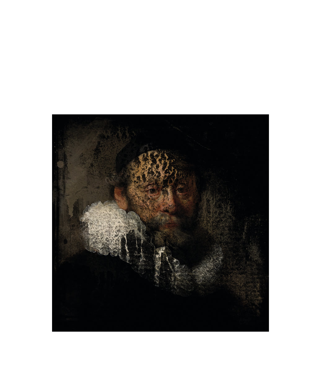 Artwood - Old Rembrandt White - 120X120, Plexiglas