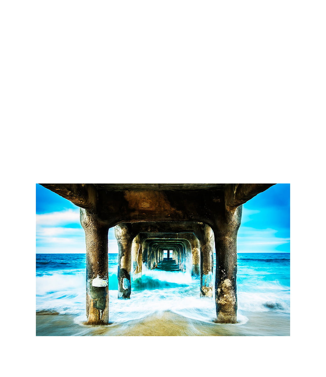 Artwood - Dreamy Pier Sunset - 120X80, Plexiglas