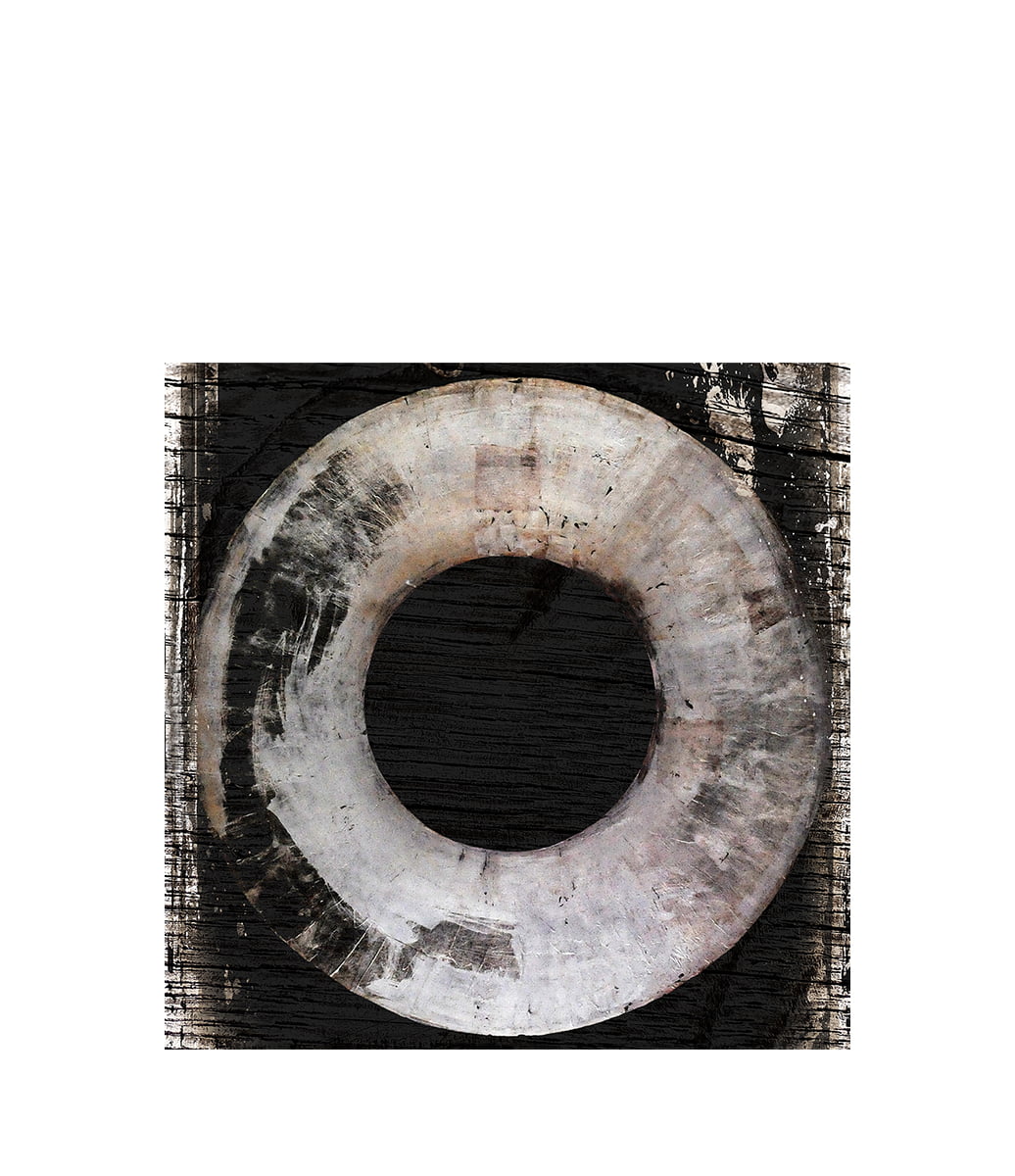 Artwood - Circle Black - 120X120, Aluminium